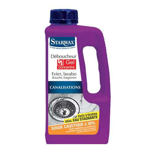 STARWAX 1 L, kaustiskās sodas kanalizācijas attīrīšanas gēls