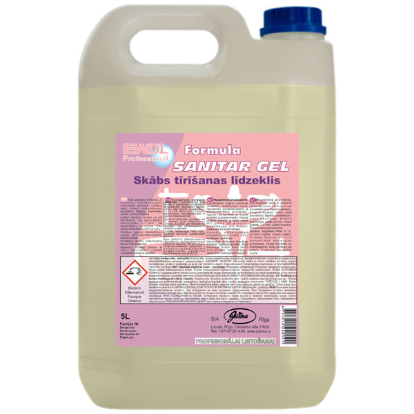 EWOL Professional Formula SANITAR GEL 5 L